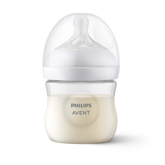 Philips AVENT Комплект за новородено Шише Natural Response 3.0 Philips AVENT, 125 мл, с биберон flow 2 бавен поток