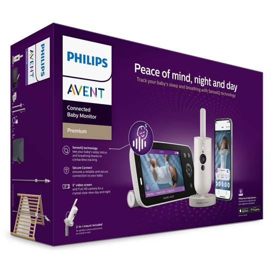 Дигитален видеофон Philips AVENT с технология Sense IQ, Premium Connected