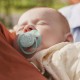 Залъгалки Ultra Soft Philips Avent + стерилизаторна кутия 18м+, с декорация сърна/гъска, plant based, 2бр/оп