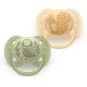 Залъгалки Ultra Soft Philips AVENT + стерилизаторна кутия птица/катерица 6-18м неутрални цветове, plant based, 2бр/оп