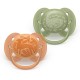 Залъгалки Ultra Soft Philips Avent + стерилизаторна кутия 18м+, с декорация сърна/гъска, plant based, 2бр/оп