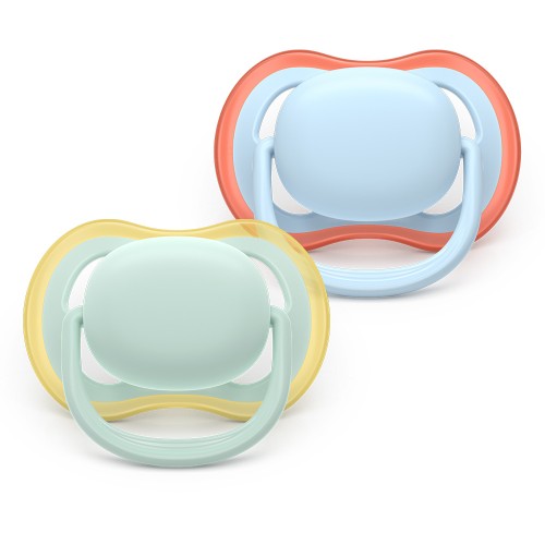 Залъгалки Ultra Air Philips AVENT 0-6м пастелни 2 бр момче