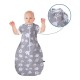 SeviBaby Спален чувал и антистрес завивка за новородено 2 в 1 слончета