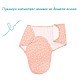 SeviBaby Антистрес завивка за новородено розови цветя