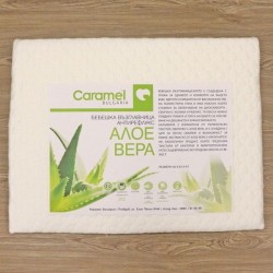 Бебешка антирефлукс възглавница Алое Вера 60x45x9 см Caramel