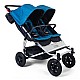 Mountain Buggy Количка за близнаци или породени деца  Duet Plus V4 колекция Heritage в син цвят Ocean
