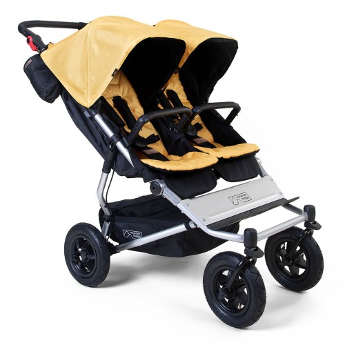 Количка за близнаци или породени деца Mountain Buggy Duet Plus V4 колекция Heritage цвят Solare
