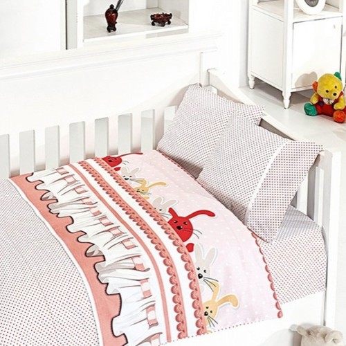 Детски спален комплект  Jinny Pudra 100х150 см 100% бамбук First Choice