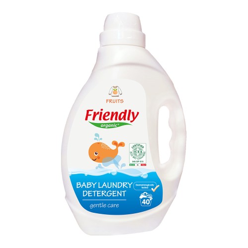 Препарат за пране на бебешки дрехи Friendly Organic 2000 мл плодове