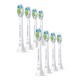 Глава W2 Optimal White за електрическа четка за зъби Philips Sonicare 8 бр. бяла BrushSync