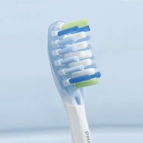 Глава C3 Premium Plaque Defense за електрическа четка за зъби Philips Sonicare 2 бр. бяла BrushSync 