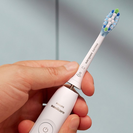 Глава C3 Premium Plaque Defense за електрическа четка за зъби Philips Sonicare 2 бр. бяла BrushSync 