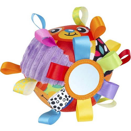 Звъняща мека топка с етикети Playgro 3м+