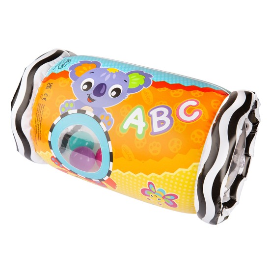 Надуваема играчка Валяк ABC 123 Playgro 6м+, цветен дизайн