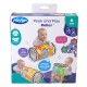Надуваема играчка Валяк ABC 123 Playgro 6м+, цветен дизайн