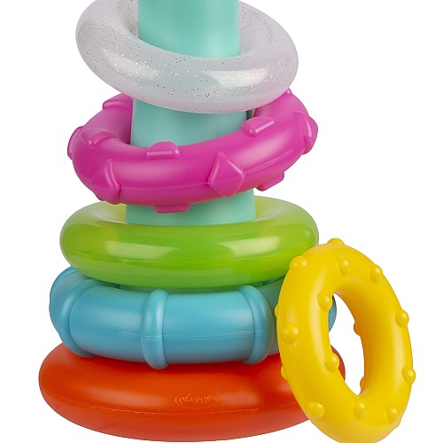 Детски образователен конус с поклащаща се основа и цветни рингове Refresh Playgro 10-36м С НАРУШЕНА ОПАКОВКА