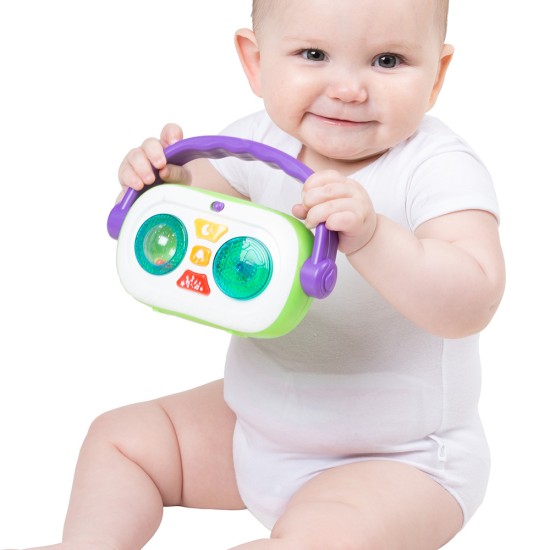 PLAYGRO Активна играчка Радио със светлини и звуци 9m+