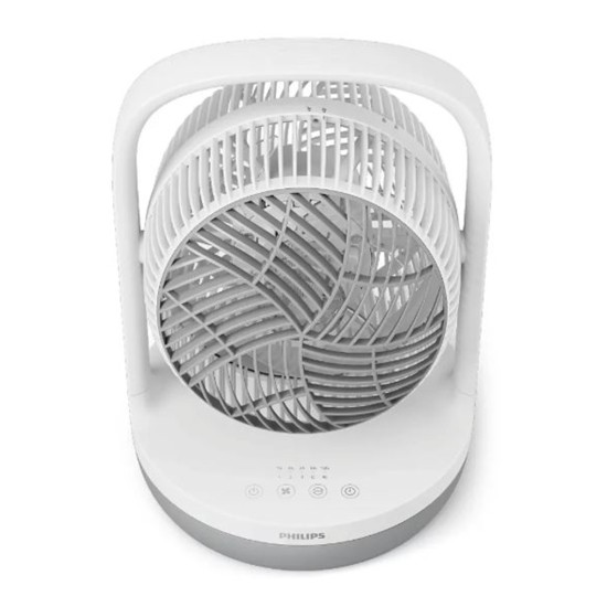 Настолен вентилатор Серия 2000 CX2050/00 Philips бял с регулируема глава