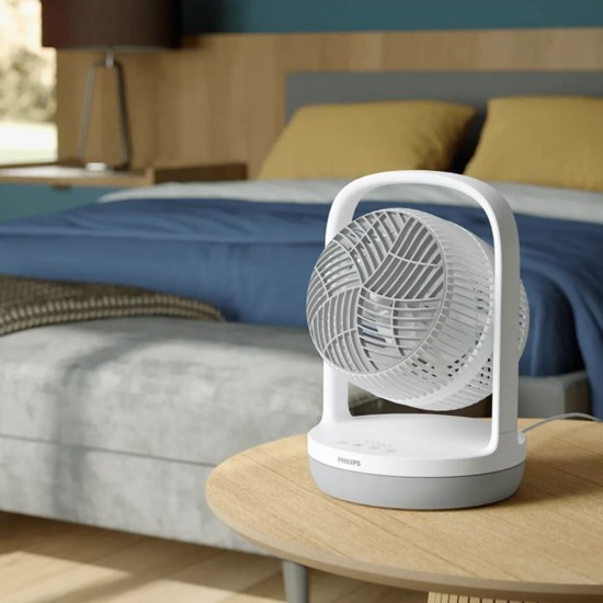 Настолен вентилатор Серия 2000 CX2050/00 Philips бял с регулируема глава