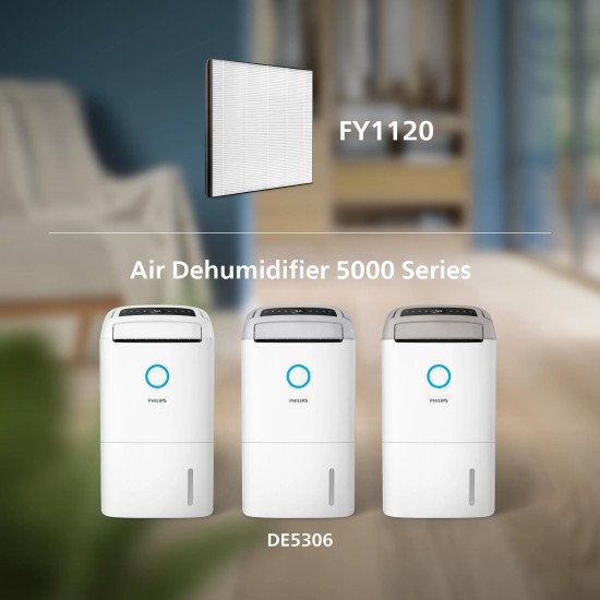 Филтър NanoProtect HEPA FY1120/00 за влагоабсорбатор и пречиствател 2 в 1 DE5305/11 Philips Air