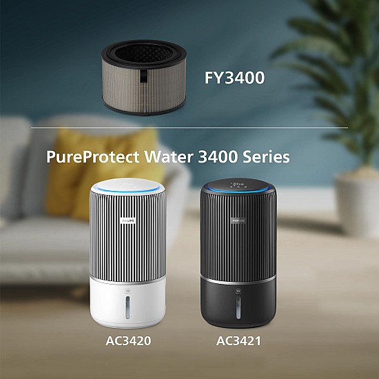 Филтър NanoProtect HEPA FY3400/30 3-в-1 за пречистватели и овлажнители серия 3400 Philips Air