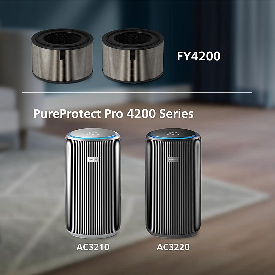 Комплект Филтри NanoProtect HEPA FY4200/30 3-в-1 за пречистватели серия 4200 Philips Air