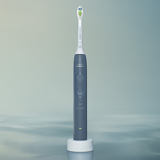 Електрическа четка за зъби Next-Generation Philips Sonicare Серия 4100, морско синя с накрайник Optimal White