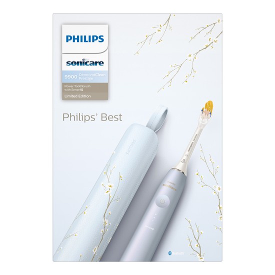 Philips Sonicare Електрическа четка за зъби Prestige със SenseIQ технология, бебешко синьо