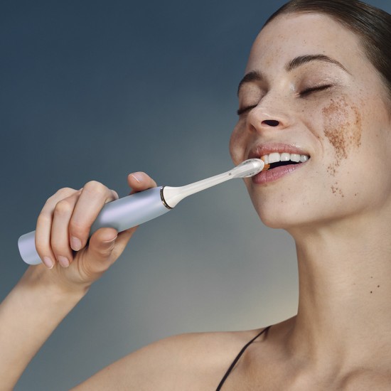 Philips Sonicare Електрическа четка за зъби Prestige със SenseIQ технология, бебешко синьо