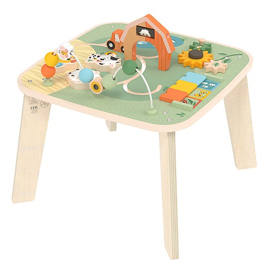 Дървена маса с 15 активности Farmers Funday Tiny Love 12м+