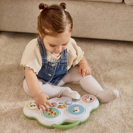 Музикалнa играчка Барабани Farmers Funday Tiny Love 6м+ с 4 барабанни пада