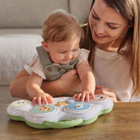 Музикалнa играчка Барабани Farmers Funday Tiny Love 6м+ с 4 барабанни пада
