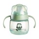  Неразливаща се чаша с мек накрайник SOFT SPOUT Tommee Tippee, 150мл, зелена с декорация бухал