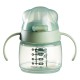  Неразливаща се чаша с мек накрайник SOFT SPOUT Tommee Tippee, 150мл, зелена с декорация бухал