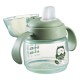  Неразливаща се чаша с мек накрайник SOFT SPOUT Tommee Tippee, 150мл, зелена с декорация бухал