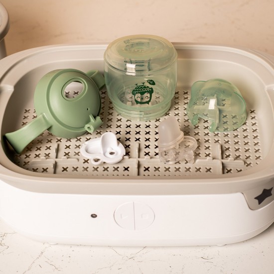  Неразливаща се чаша с мек накрайник SOFT SPOUT Tommee Tippee, 150мл, зелена с декорация бухал