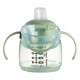  Неразливаща се чаша с мек накрайник SOFT SPOUT Tommee Tippee, 150мл, зелена с декорация бухал