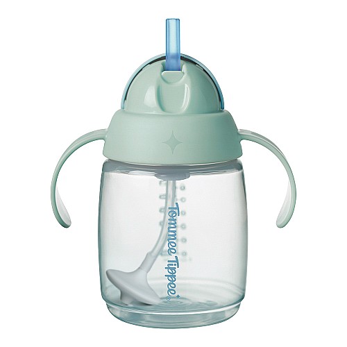 Тренировъчна неразливаща се чаша със сламка TRAINER STRAW Tommee Tippee 240 мл