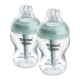 Tommee Tippee Комплект за новородено Advanced Anti-Colic самостерилизиращи се шишета + залъгалки, 0м+
