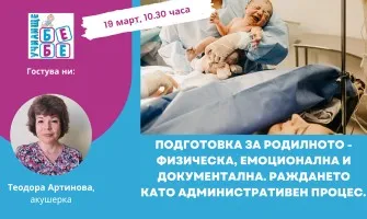 Как да се подготвите за родилното? Гледайте онлайн лекцията на Училище БЕБЕ на 19 март от 10.30 ч.
