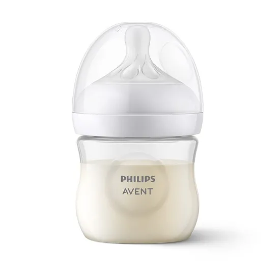 Philips AVENT Комплект за новородено Шише Natural Response 3.0 Philips AVENT, 125 мл, с биберон flow 2 бавен поток