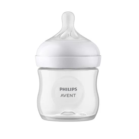 Philips AVENT Комплект за новородено Шише Natural Response 3.0 Philips AVENT, 125 мл, с биберон flow 2 бавен поток