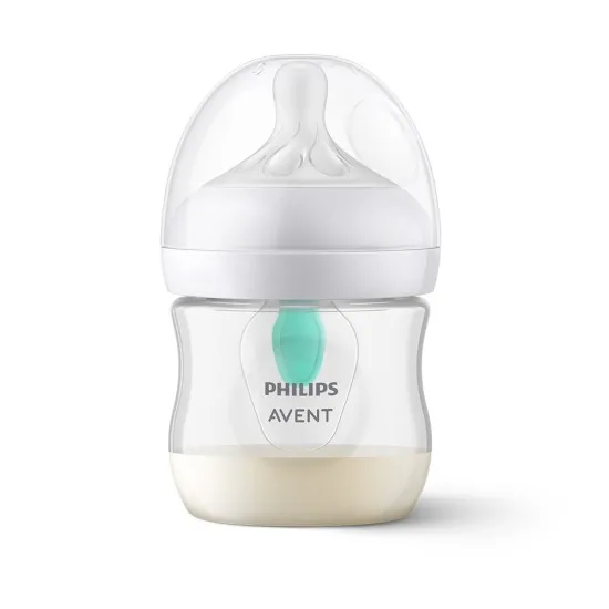 Шише Natural Response 3.0 с клапа AirFree Philips AVENT 125 мл с биберон flow 2