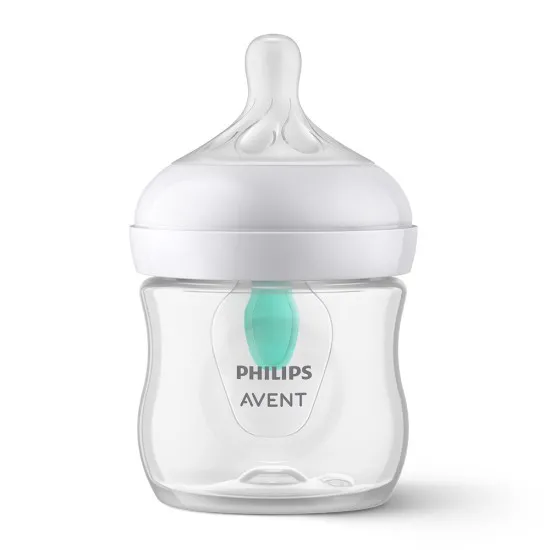 Шише Natural Response 3.0 с клапа AirFree Philips AVENT 125 мл с биберон flow 2