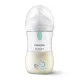 Шише Natural Response 3.0 Philips AVENT, 260 мл с клапа AirFree, 1м+, слон