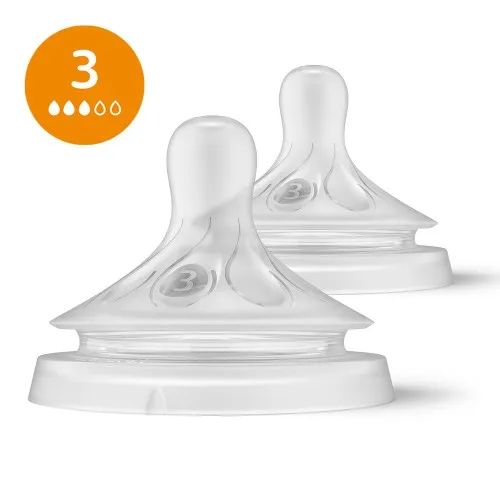 Биберон Natural Response 3.0 Philips AVENT flow 3 среден поток