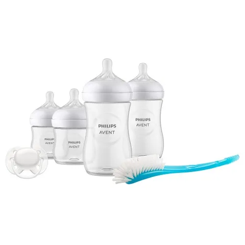 Комплект за новородено Natural Response 3.0 Philips AVENT 4 шишета+залъгалка+четка