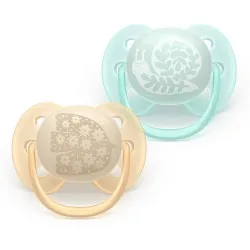 Залъгалки Ultra Soft Philips AVENT 0-6м птица/охлюв 2 бр
