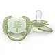 Philips AVENT Залъгалки Ultra Soft NightTIme 18м+ пастелни, момче 2 бр. със стерилизаторна кутия синьо, зелено
