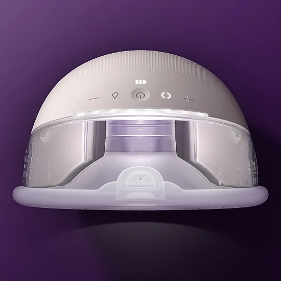 Единична Преносима електрическа помпа Philips Avent Hands-Free Natural Care със силиконов уплътнител SkinSense